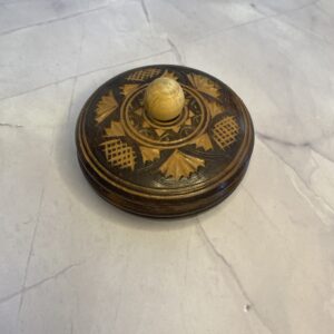 hand crafted wooden trinket box