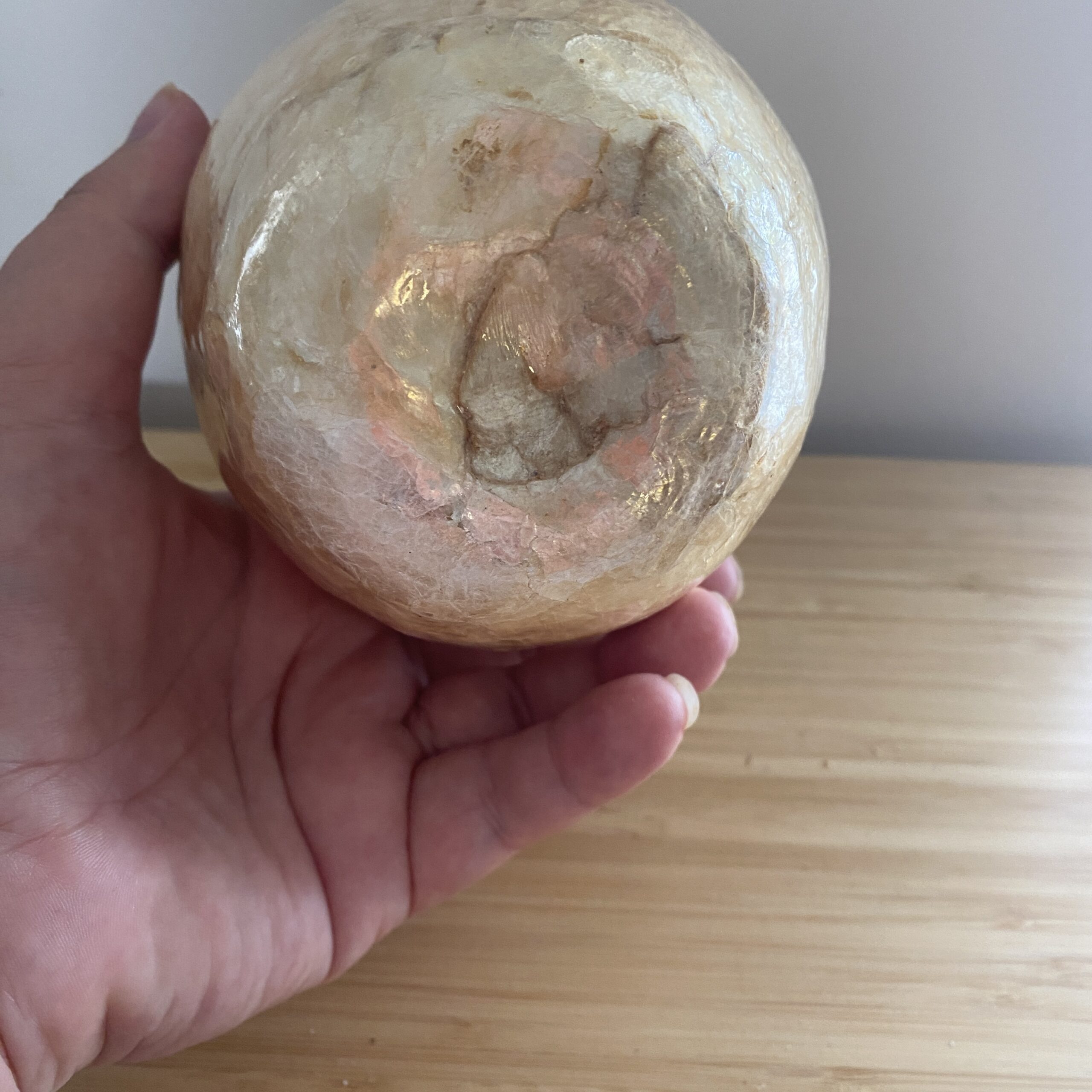 Papier mache mache golden apple decoration - Image 5