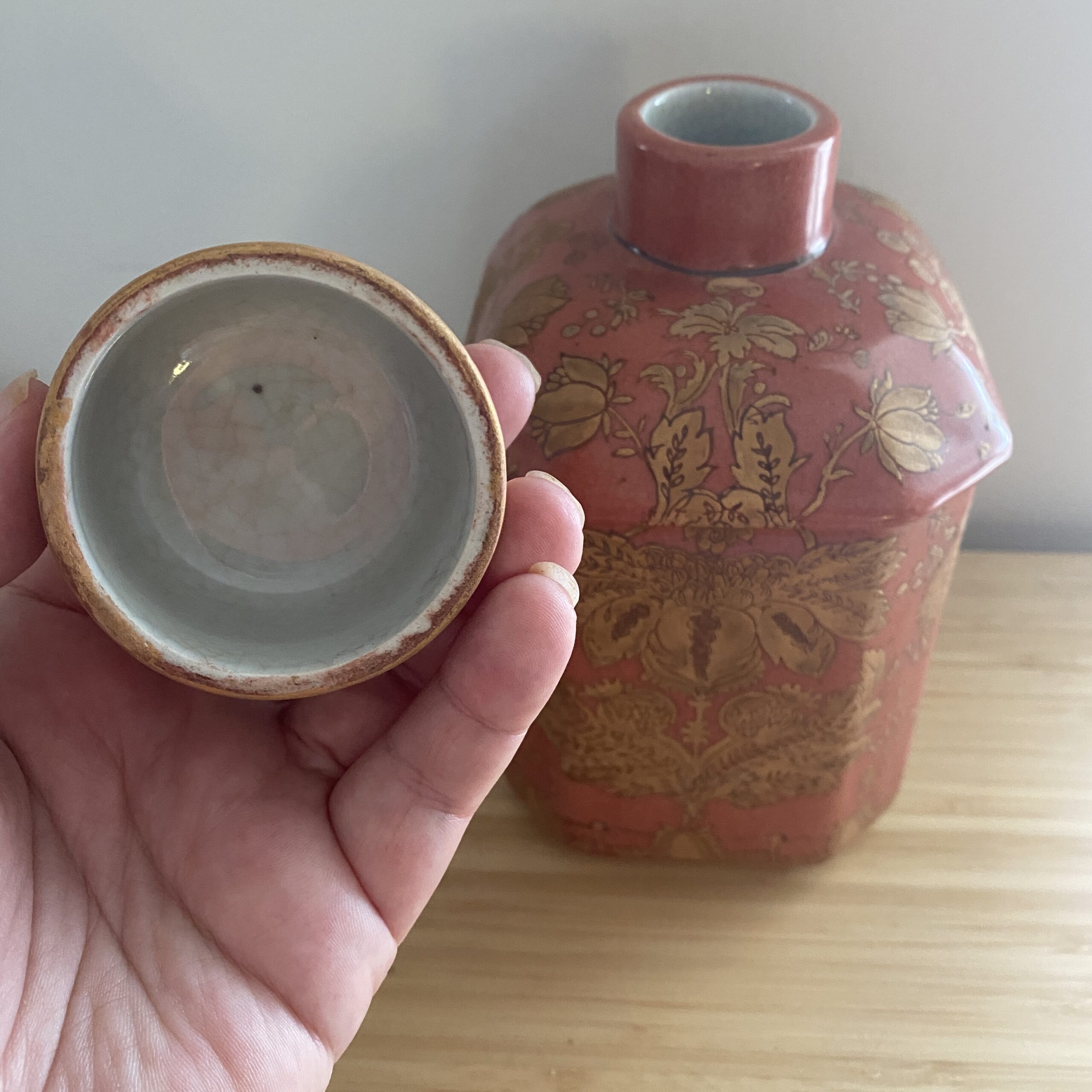 Porcelain Chinese 1895 Tea Caddy / Ginger Jar - Image 5