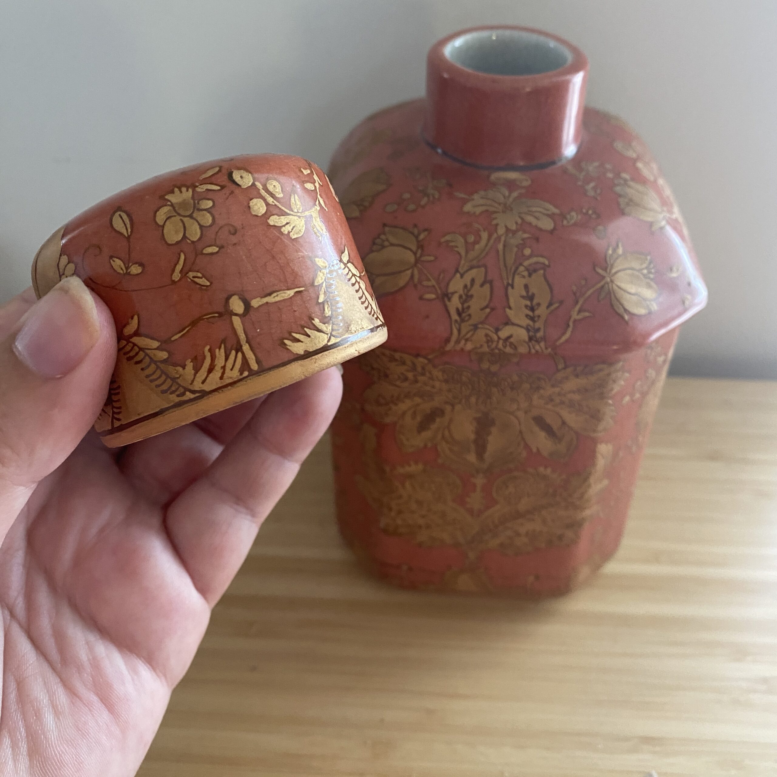 Porcelain Chinese 1895 Tea Caddy / Ginger Jar - Image 6